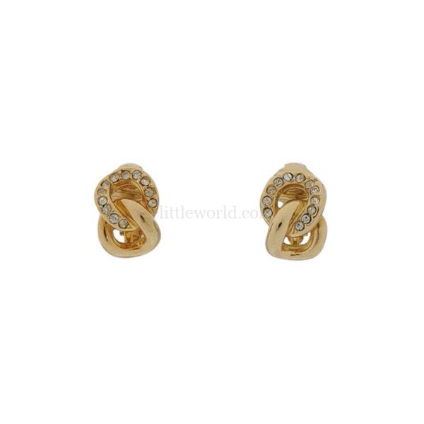 【中古】CHRISTIAN DIOR 水鑽耳夾 PD3047