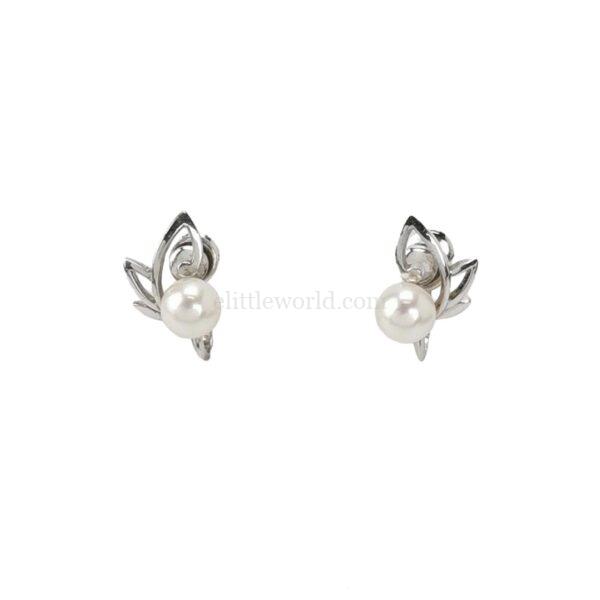 【二手】MIKIMOTO 珍珠耳夾 PD3048