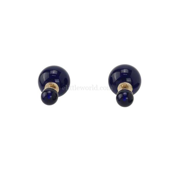 【二手】DIOR TRIBALES 藍色耳環 PD3051