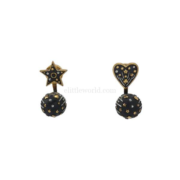 【二手】CHRISTIAN DIOR 愛心和星星耳環 PD3054