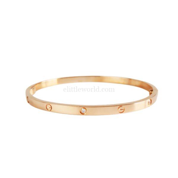 【二手】CARTIER LOVE 玫瑰金手鐲 PD3085