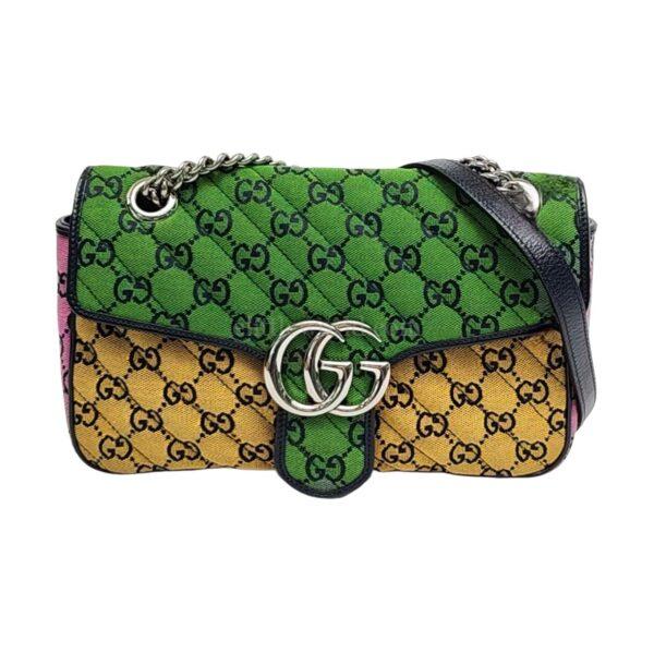 【二手】GUCCI GG MARMONT 彩色袋 PD3107