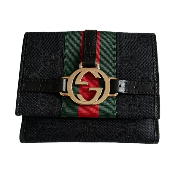 【二手】GUCCI GG壓紋 短錢包 PD3120