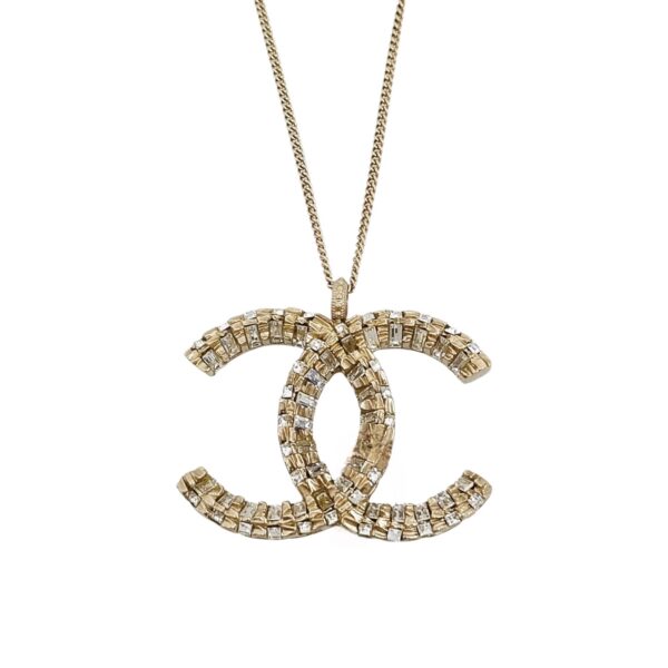 【二手】CHANEL CC 吊墜項鍊 PD3134