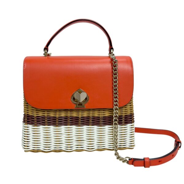 【二手】KATE SPADE 籐編 2用手袋 PD3167