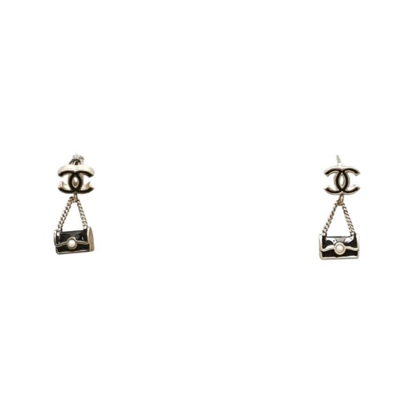 【二手】CHANEL 吊墜耳環 PD3182
