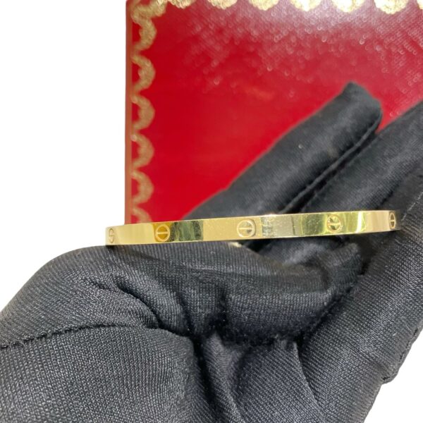 【二手】CARTIER LOVE 窄款手鐲 17 PD3194