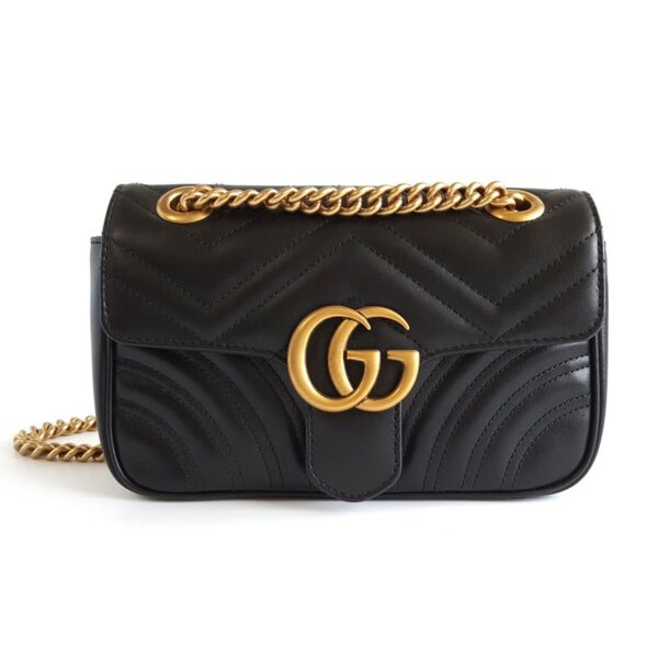 【二手】GUCCI GG MARMONT 肩背袋 PD3228