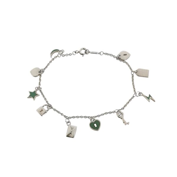 【二手】TIFFANY & CO.  愛心信封吊墜吊飾手鍊 PD3233