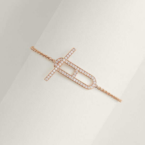 【二手】HERMES EVER CHAINE D’ANCRE 鑽石手鏈 SH RR2998