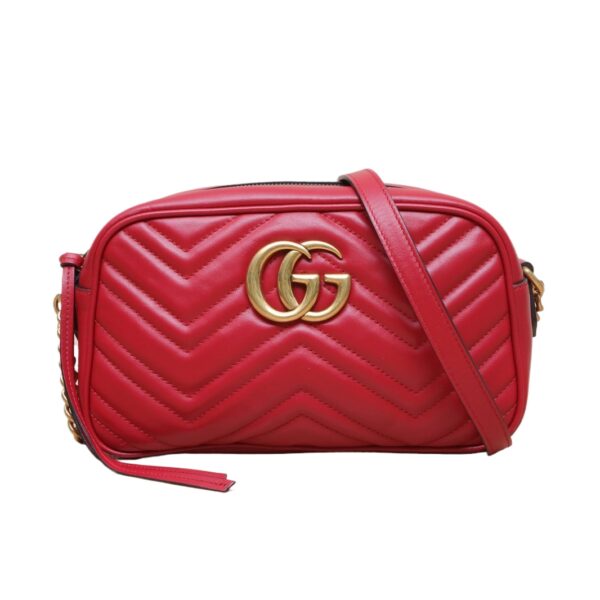 【二手】GUCCI GG MARMONT 相機包 447632 RR2983