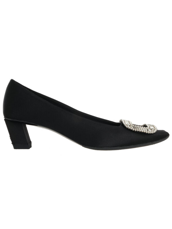 【二手】ROGER VIVIER BELLE VIVIER 絲緞高跟鞋 37