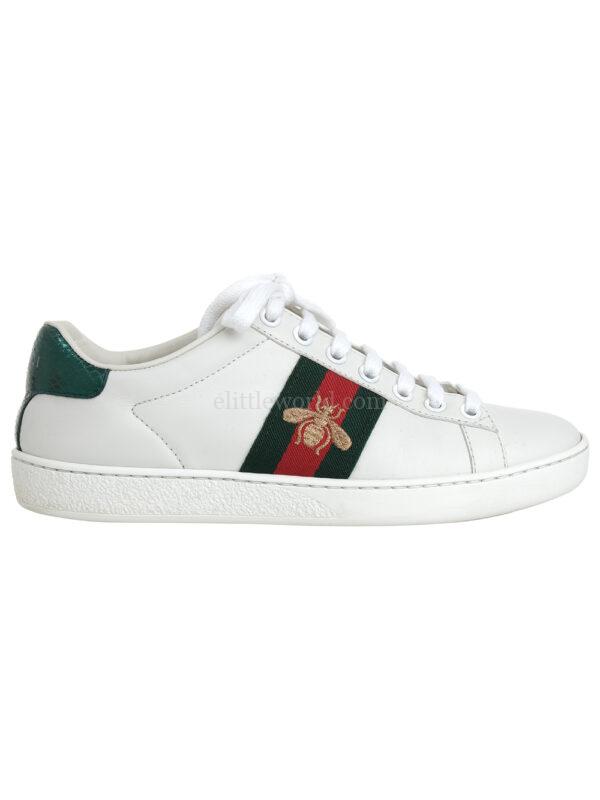 【二手】GUCCI ACE 刺繡運動鞋 35