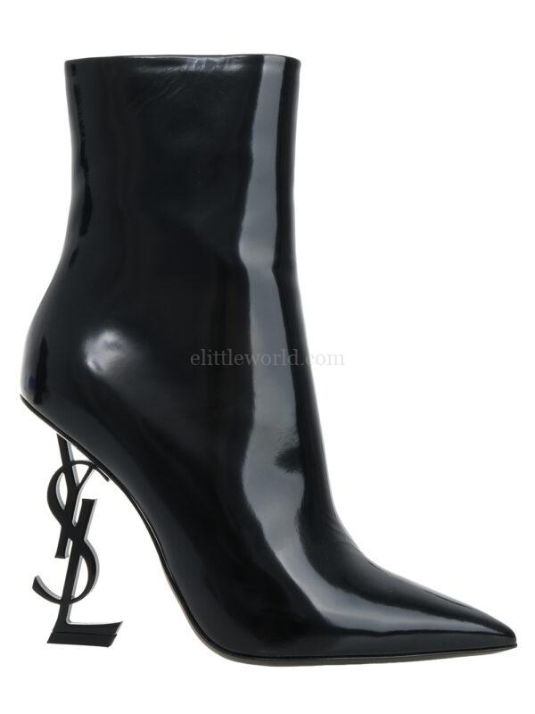 【二手】SAINT LAURENT OPYUM 皮革及踝靴 38
