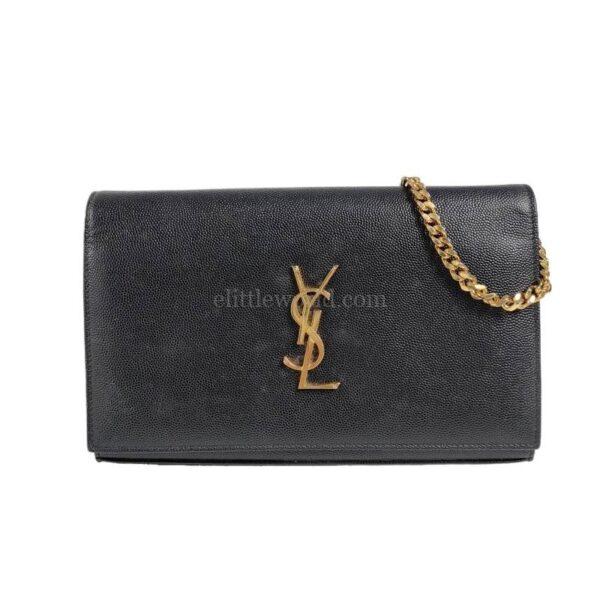 【二手】SAINT LAURENT KATE 鍊條錢包 YY2413