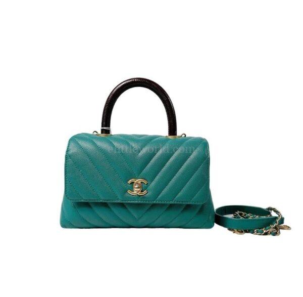 【二手】CHANEL COCO HANDLE 小號垂蓋手袋 YY2445