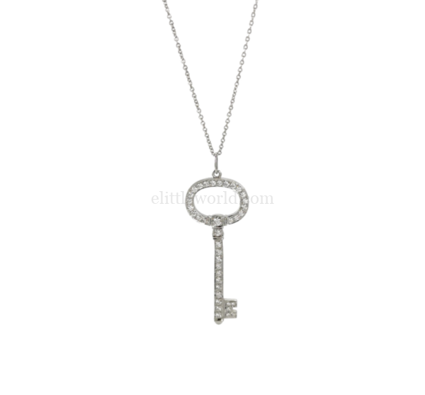 【二手】TIFFANY & CO. TIFFANY KEYS 鑽石吊墜項鏈 RR2867