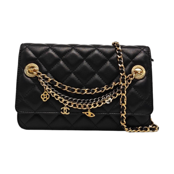 【二手】CHANEL EGYPTIAN AMULET 鏈條銀包 RR3115