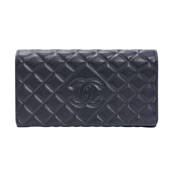【二手】CHANEL 翻蓋錢包 A80696 E25542
