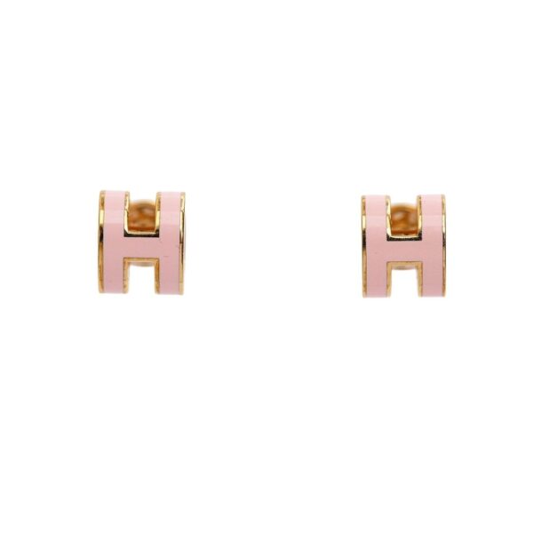 【未使用品】HERMES POP H 迷你耳環 E25151