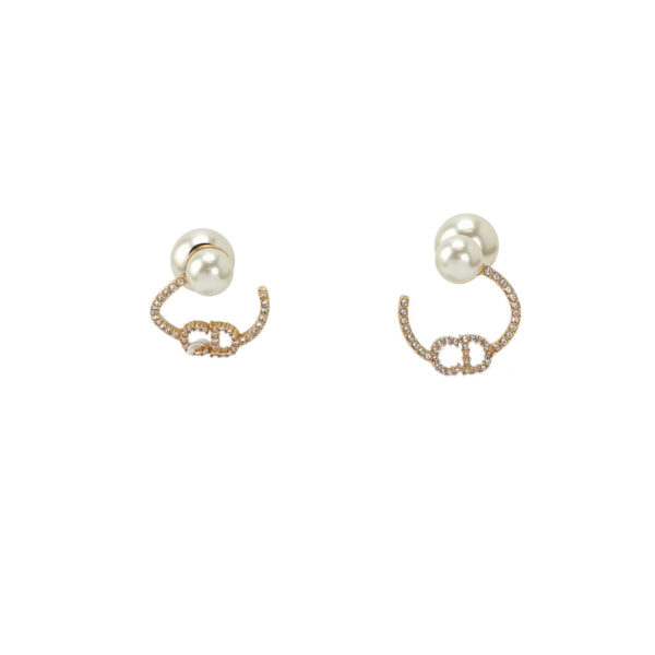 【二手】CHRISTIAN DIOR TRIBALES CD 水晶耳環 RR3103