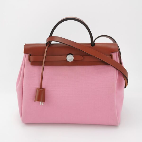 【二手】HERMES HERBAG 31 手袋 粉紅色 RR3161