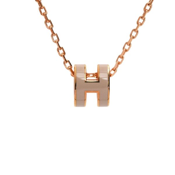 【未使用品】HERMES POP H 迷你項鍊 E25161