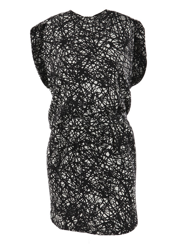 【二手】BALENCIAGA 印花垂墜連衣裙 36