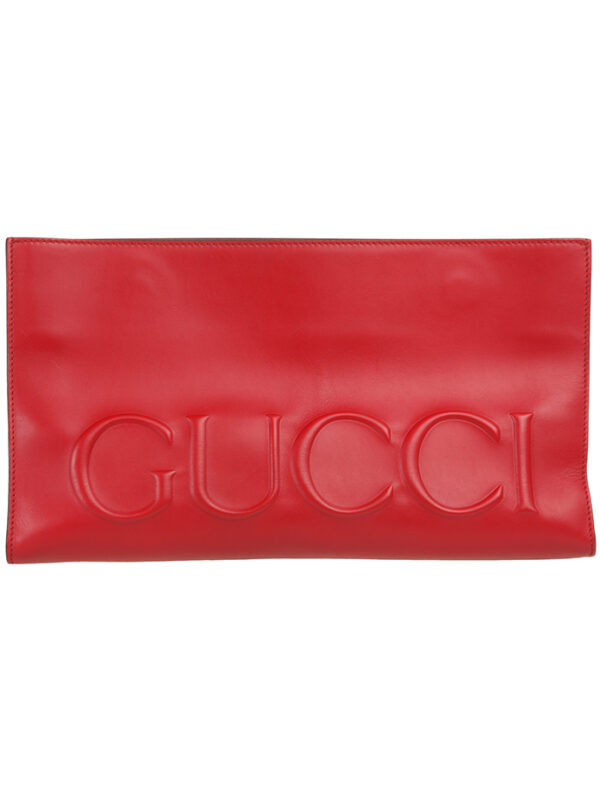 【二手】GUCCI LOGO 飾手拿包