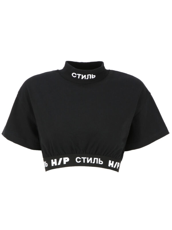 【二手】HERON PRESTON 高領短款上衣 XS