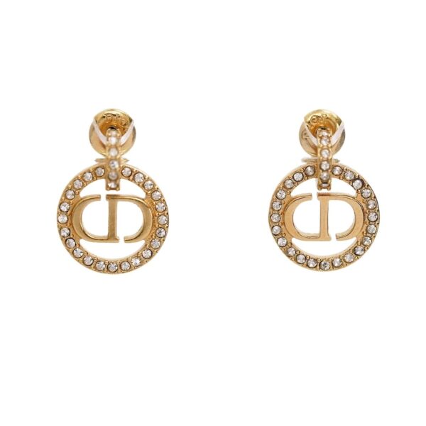 【二手】CHRISTIAN DIOR PETIT CD 耳環 E25207