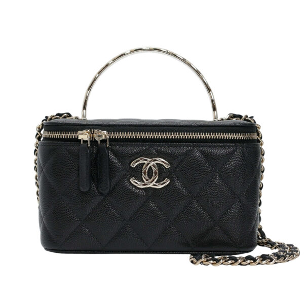 【未使用品】CHANEL 長款鏈條梳妝袋 AP4590 E25230
