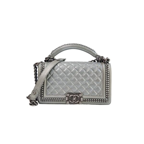 【二手】CHANEL BOY CHAIN HANDLE 翻蓋手袋 RR3057