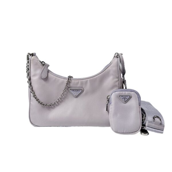 【二手】PRADA RE-EDITION 灰色尼龍手袋 PD3251