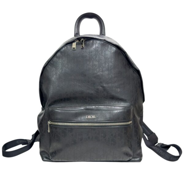 【二手】DIOR RIDER OBLIQUE GALAXY 黑色後背包 PD3274