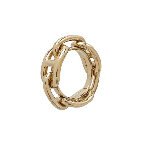 【二手】 HERMES CHAINE D'ANCRE ENCHAINEE 戒指 PD3300
