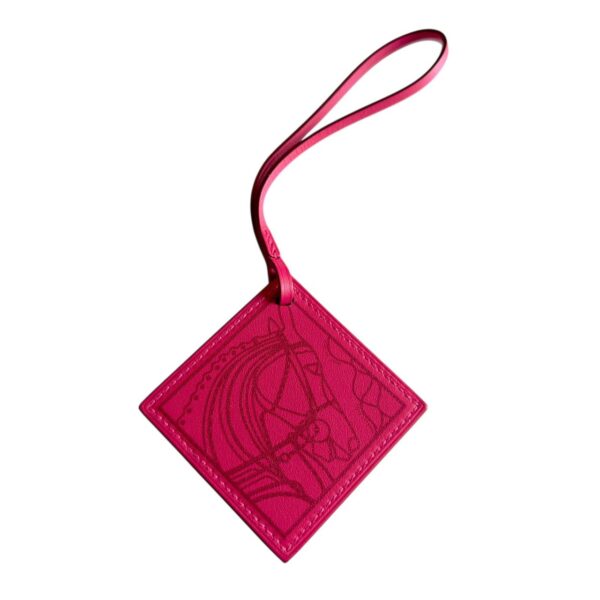 【二手】HERMES ROBE DU SOIR CARRE NANO 掛飾 PD3346