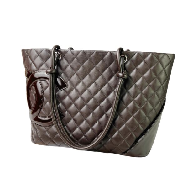 【二手】CHANEL 手提袋 棕色 PD3366