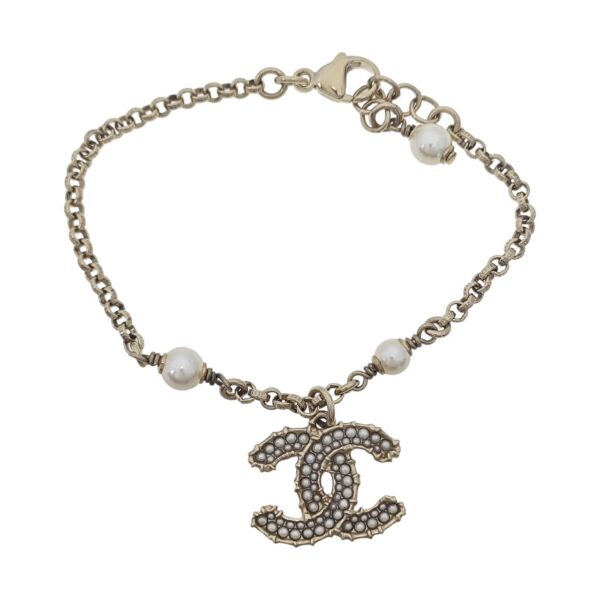 【二手】CHANEL CC 珍珠手鍊 PD3379