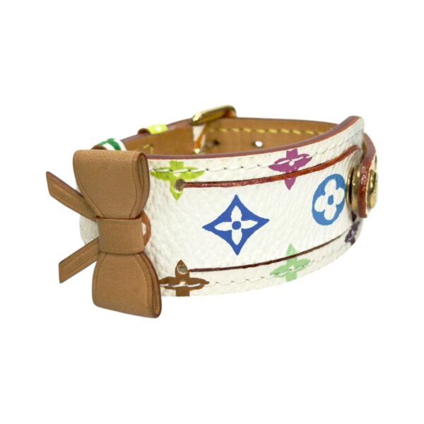【二手】LOUIS VUITTON X TM 村上隆 白彩 手帶 PD3387