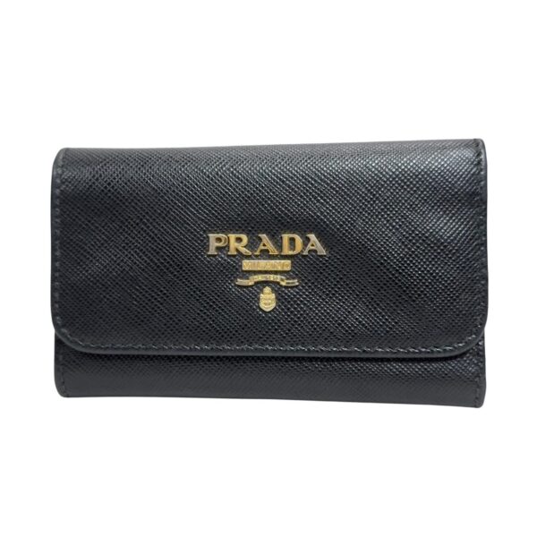 【二手】PRADA 黑色 鎖匙包 PD3388