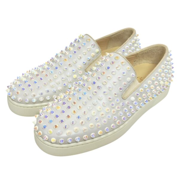 【二手】CHRISTIAN LOUBOUTIN 鉚釘飾樂福鞋 37.5 PD3413