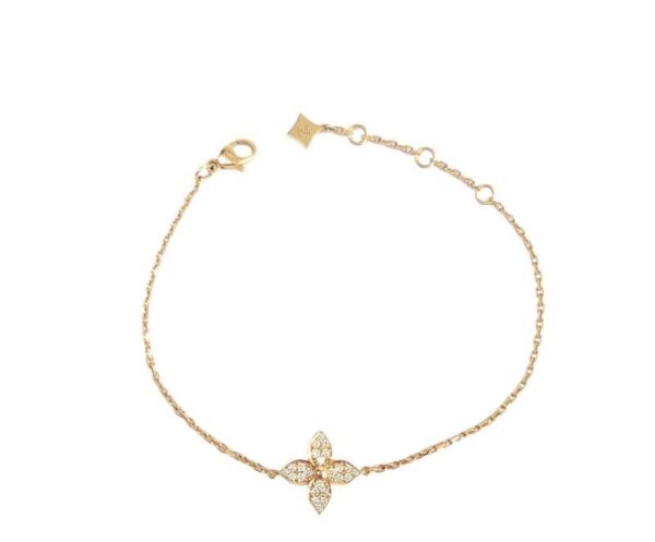【二手】LOUIS VUITTON IDYLLE BLOSSOM 手鏈 18K玫瑰金 PD3434
