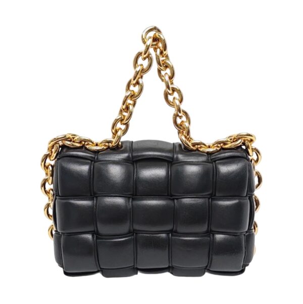 【二手】BOTTEGA VENETA CASSETTE 織皮手袋 黑色 PD3469