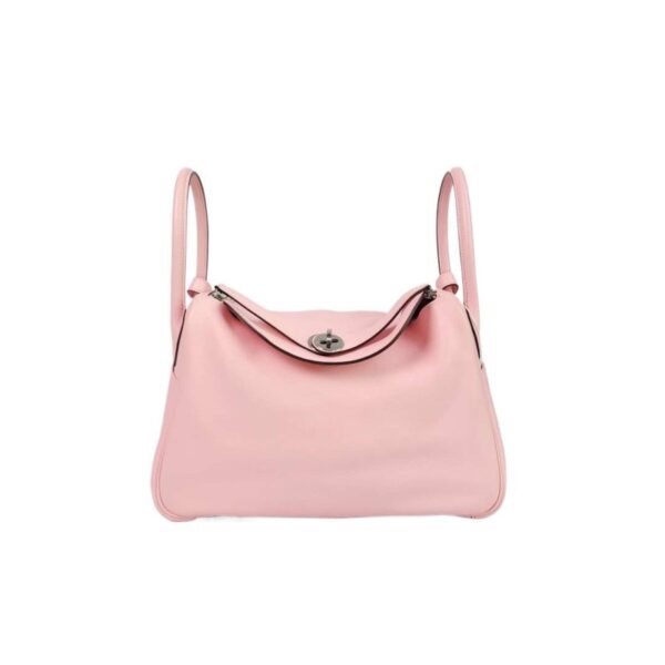 【二手】HERMES LINDY 30 手袋 3Q 櫻花粉 PD3471