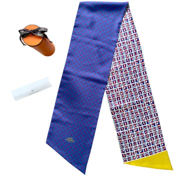 【二手】HERMES MAXI-TWILLY CUT 絲巾 PD3495