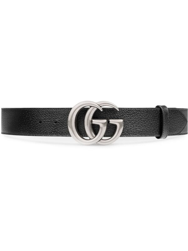 【意大利】GUCCI GG扣環真皮腰帶 100*4