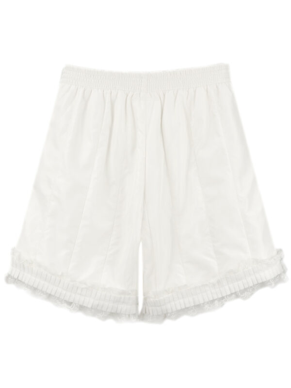 【二手】MM6 MAISON MARGIELA 蕾絲邊飾短褲 38