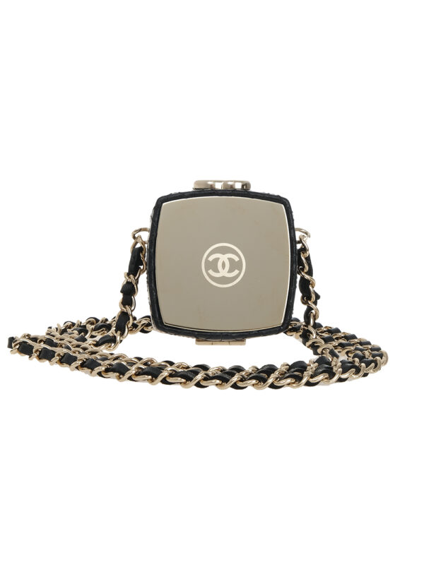 【二手】CHANEL 鏡面粉餅盒鏈條包