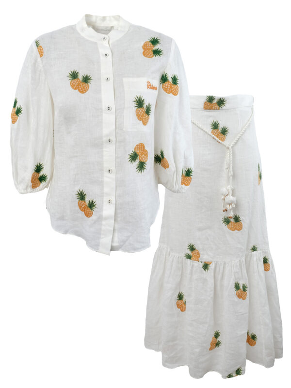 【二手】ZIMMERMANN 菠蘿刺繡套裝 0